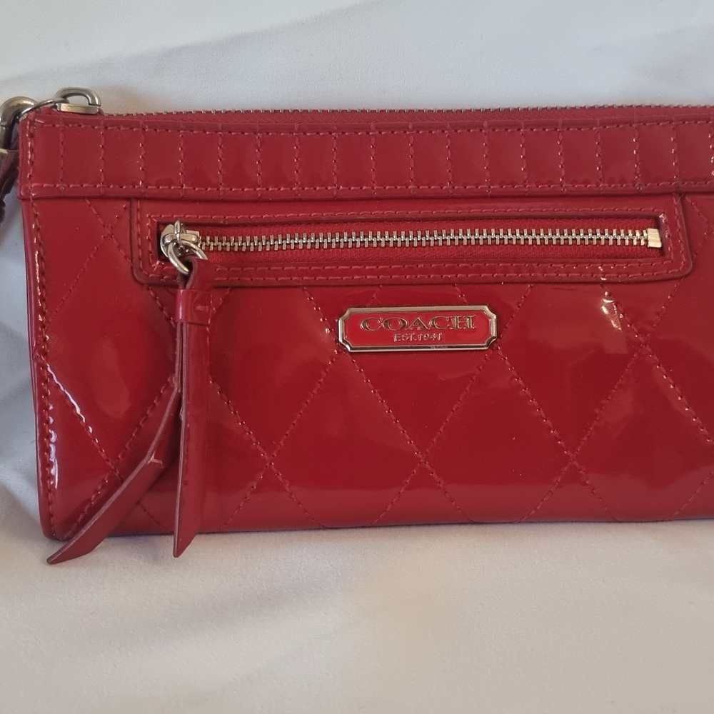Coach Red Quilted Women's Bag